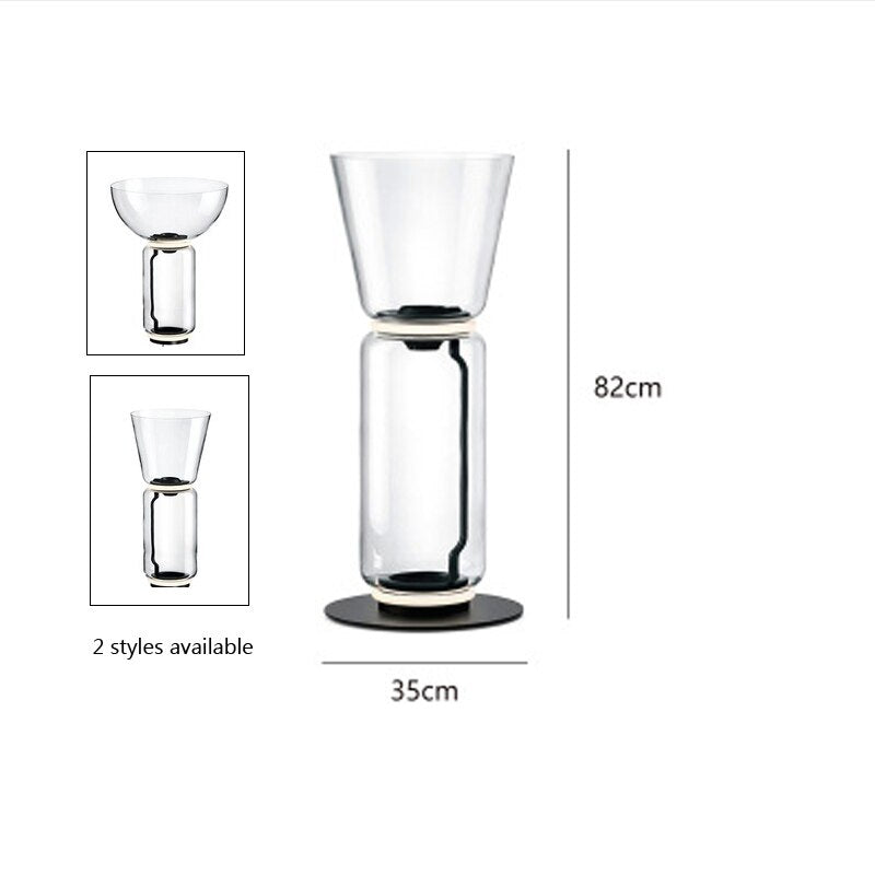 SkandiShop Nordic Minimalist Glass Shade Led